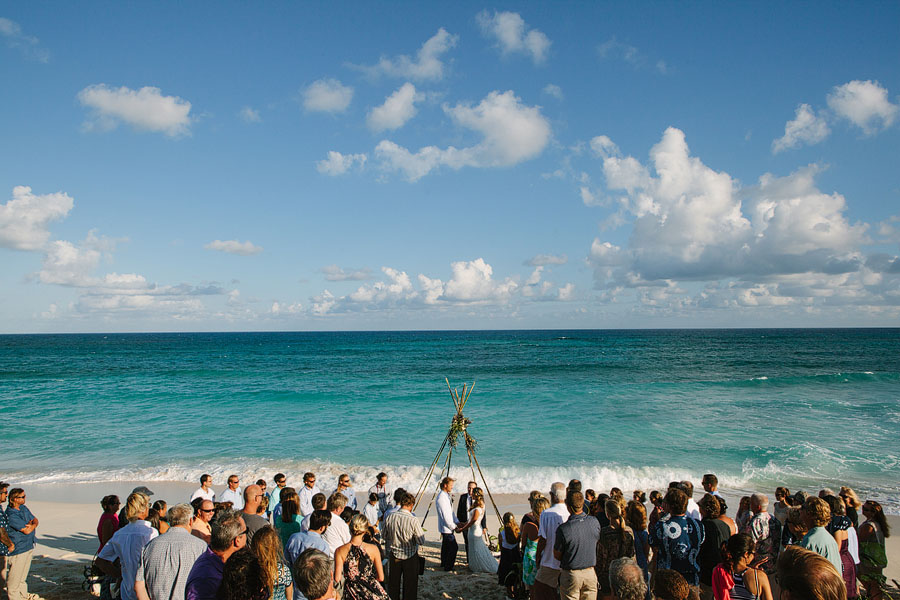 Wedding on the beach in Hope Town