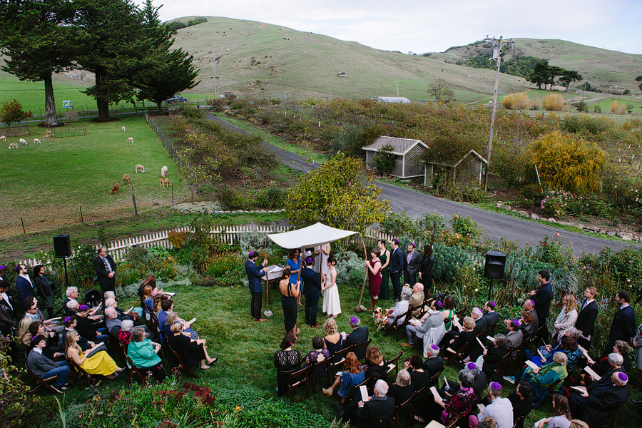 Outdoor wedding Chileno Valley Ranch